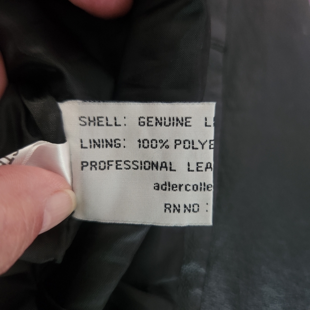 Adler Collection Leather Jacket size Large - Picture 5 of 6